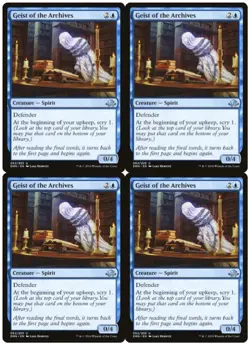 MTG Geist of the Archives x4 Eldritch Moon Uncommon NM/LP Playset - Image 1