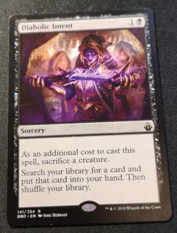 Diabolic Intent - BBD - MTG - EN - NM - 141/254 - Image 1