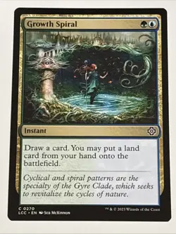 MTG Commander: The Lost Caverns of Ixalan Growth Spiral 0270 NM - Image 1