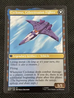 Cyclonus, the Saboteur 9 Universes Beyond: Transformers NM MTG - Image 2