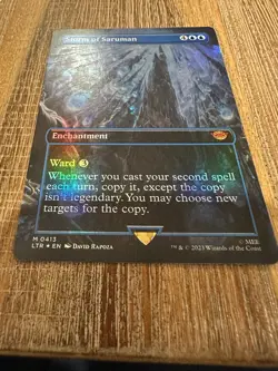 1x Storm of Saruman Borderless Foil MTG - LTR Tales of Middle Earth - 0413 - NM - Image 3