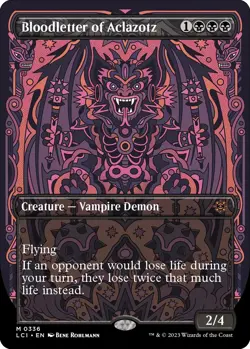 MTG Bloodletter of Aclazotz (Borderless) - 336 / English / Lightly Played - Image 1
