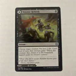 Malakir Rebirth / Malakir Mire - Zendikar Rising - MTG ZNR U 111/280 NM - Image 1
