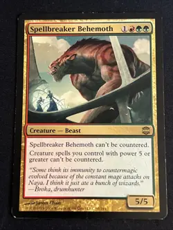 1x ​Spellbreaker Behemoth (60) Alara Reborn ​​​​​MP MTG Magic the Gathering x1 - Image 1