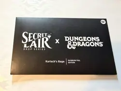 MTG Secret Lair x Dungeons & Dragons: Karlach's Rage - Rainbow FOIL Sealed New - Image 1