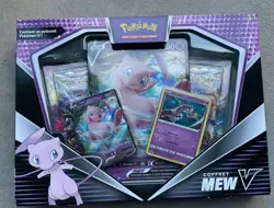 COFFRET CARTE POKEMON NEUF SCELLE MEW EX 260 PV 4 BOOSTERS - Image 1
