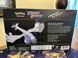Pokemon TCG Crown Zenith Lugia v & Unown v Special Collection Box Sealed - Image 2
