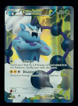 2011 Pokemon B&W Emerging Powers #97 Thunderus Full ART LP - Image 1