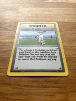 Pokemon TCG Pokemon Breeder Base Set 76/102 Regular Rare EX condition - Image 2