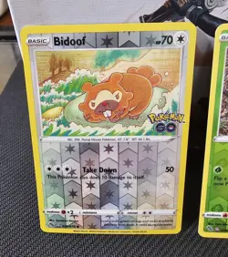 Spinarak / Numel / Bidoof Pokemon GO Secret Ditto Peel Away Set - Image 2