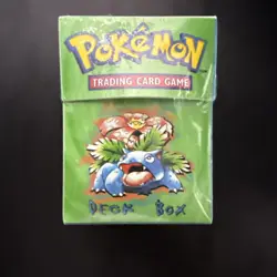Pokemon Deck Box TCG 1999 Ultra Pro Wizards Of The Coast Venusaur Gyarados - Image 1