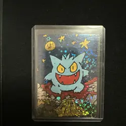 Gengar - Pack Hit Holo - First Print PokeDoodly Fan Art - Pokemon - Image 1