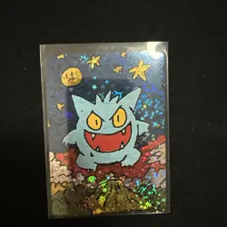 Gengar - Pack Hit Holo - First Print PokeDoodly Fan Art - Pokemon - Image 2