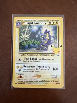 Light Toxtricity SWSH137 Near Mint Pokemon Celebrations 25th Anniversary NM Holo - Image 1
