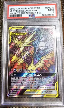 2019 P.M. SM BLACK STAR MLTRS/ZPDS/ARTCN.GXHIF ELITE TRAINER BOX #SM210 PSA 9 - Image 1