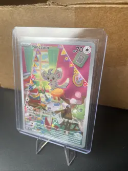Minccino 182/162 IR Illustration Rare Temporal Forces Pokemon TCG Holo NM - Image 4
