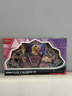 Pokemon TCG: Mimikyu ex & Alcremie ex Premium Collection Box - In Hand - Image 1