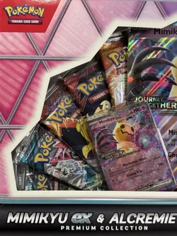 Pokemon TCG: Mimikyu ex & Alcremie ex Premium Collection Box - In Hand - Image 2