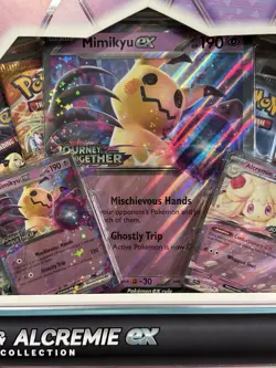 Pokemon TCG: Mimikyu ex & Alcremie ex Premium Collection Box - In Hand - Image 3