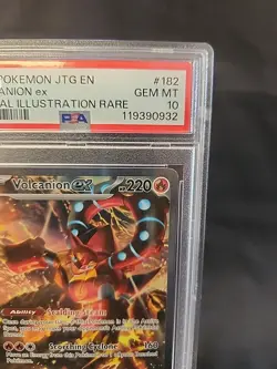 2025 POKEMON JOURNEY TOGETHER SPECIAL ILLUSTRATION RARE #182 VOLCANION EX PSA 10 - Image 3