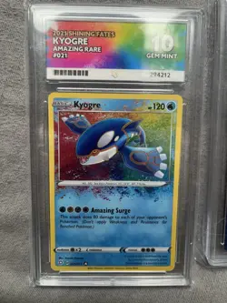 Pokemon TCG Ace 10 Amazing Rare Rayquaza, Kyogre And Reshiram . 3 Slabs ! - Image 3