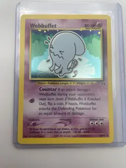 Pokemon 2001 Wobbuffet 16/75 Neo Discovery Rare Holo VLP/Near MInt - Image 1