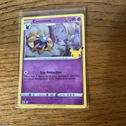 Cosmoem - 014/025 - Holo Rare Celebrations Pokemon Lightly Played, English - Image 1