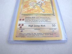 Pokemon Hitmonlee 7/62 Fossil Unlimited Holo Rare Card - Image 3