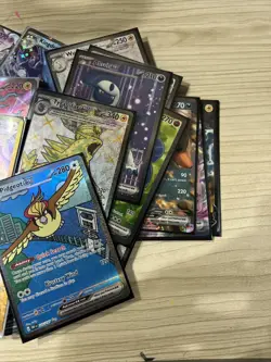 10 Pokemon Card Mystery Box! Holo, Reverse Holo, Full Arts! Guaranteed Hits - Image 1