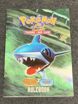 Pokemon EX TEAM MAGMA VS TEAM AQUA - Rulebook - Card List - Bench's - Image 5