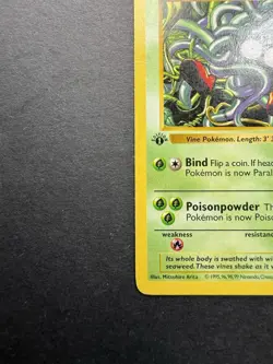 Pokemon Cards: Base Set 1st Edition Common: Tangela 66/102 - Image 5