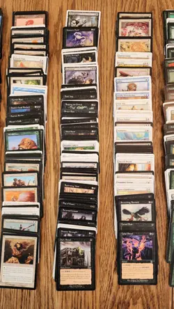 1200 MTG MAGIC THE GATHERING CARDS LOT all pre 2003 found in storage locker used - Image 4