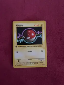 Pokemon Card - 1st Edition - Voltorb Shadowless 67/102 Base Set 1999 - Image 1