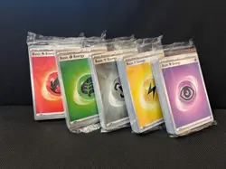 Pokemon - 5 pack Energy Cards Misc. Style 45ct. (Sealed Pack) 225 total cards - Image 1