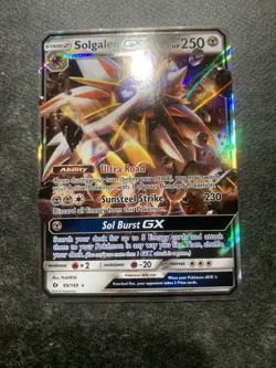 Pokemon TCG Solgaleo GX Sun & Moon 89/149 NM Card - Image 1