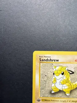 Pokemon Cards: Base Set 1st Edition Common: Sandshrew 62/102 - Image 2