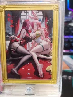 One Piece CCG Shirahoshi And Reiju Metal Card From KaFei - Image 1