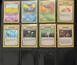 Pokemon 100% COMPLETE Fossil Common & Uncommon 32/62 Card Set LP/MP - Image 2