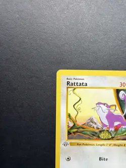 Pokemon Cards: Base Set 1st Edition Common: Rattata 61/102 - Image 2