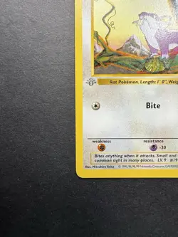 Pokemon Cards: Base Set 1st Edition Common: Rattata 61/102 - Image 5