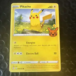 Pokemon TCG Pikachu Card #49/203 Halloween Trick Or Trade - Image 1