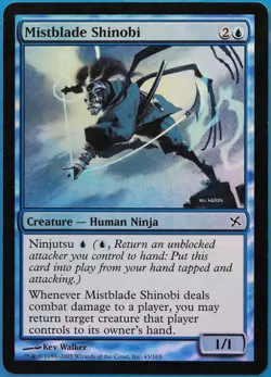 Mistblade Shinobi FOIL Betrayers of Kamigawa HEAVILY PLD CARD (487618) ABUGames - Image 1