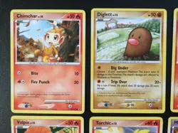 6x Old Pokemon Card Bundle - Vintage 2009 Platinum Base Set TCG Cards - LP - Image 2
