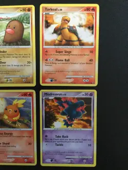 6x Old Pokemon Card Bundle - Vintage 2009 Platinum Base Set TCG Cards - LP - Image 4