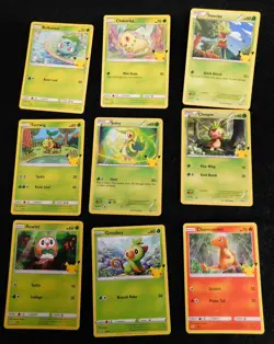 Pokemon 25th Anniversary 2021 McDonald’s Complete Non Holo Promo Card Set 1-25 - Image 2