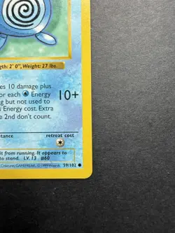 Pokemon Cards: Base Set 1st Edition Common: Poliwag 59/102 - Image 4