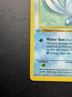 Pokemon Cards: Base Set 1st Edition Common: Poliwag 59/102 - Image 5