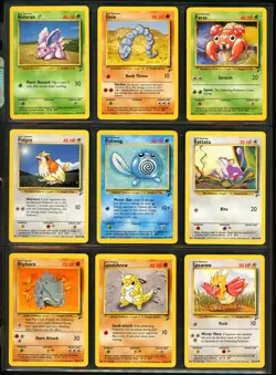 2000 Pokemon BASE SET 2 Edition NEAR COMPLETE Non Holo COMMON Cards Lot WotC NM+ - Image 4