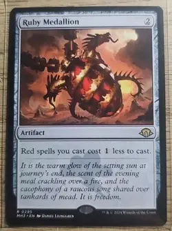 Ruby Medallion - Modern Horizons 3 - NM - Image 1