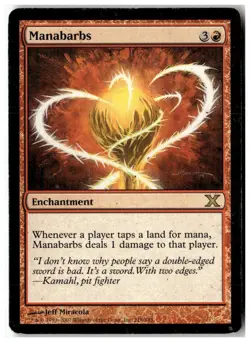 MTG Manabarbs - 10th Edition Moderately Played English - Image 1